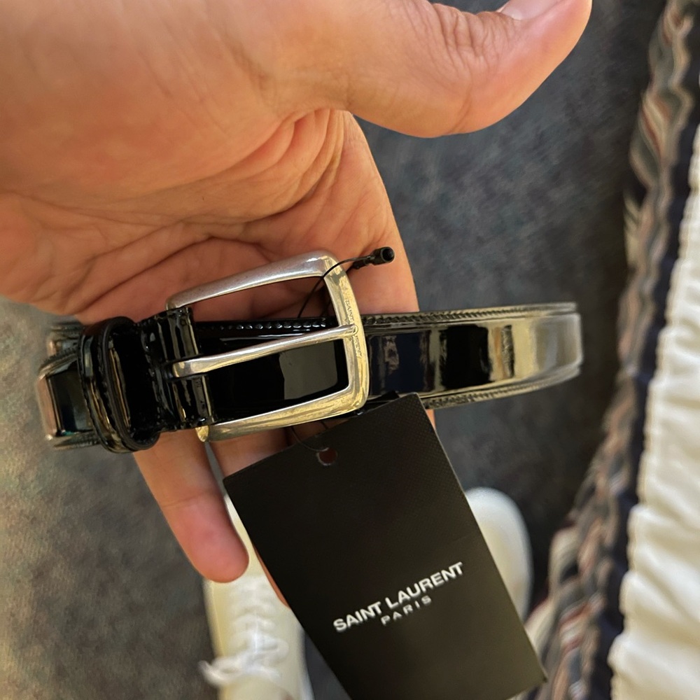 Saint Laurent Men’s Belt (34’-38’ waist; 95 cm)